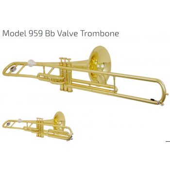 KÈN INSTRUMENTS - TROMBONES-Model 959 Bb Valve Trombone